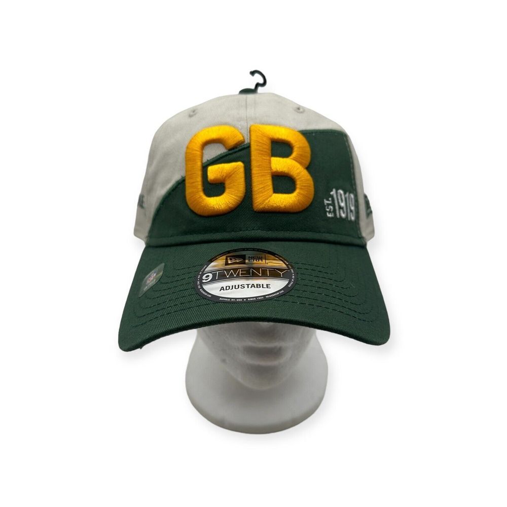 NWT Green Bay Packers New Era 2023 Sideline Historic 9TWENTY Strapback Hat‎ Cap
